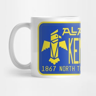 Kenai Fjords National Park license plate Mug